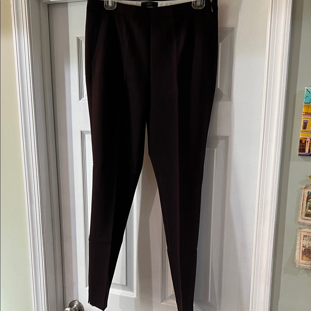 J CREW Martie Brown Stretch Wool Dress Pants